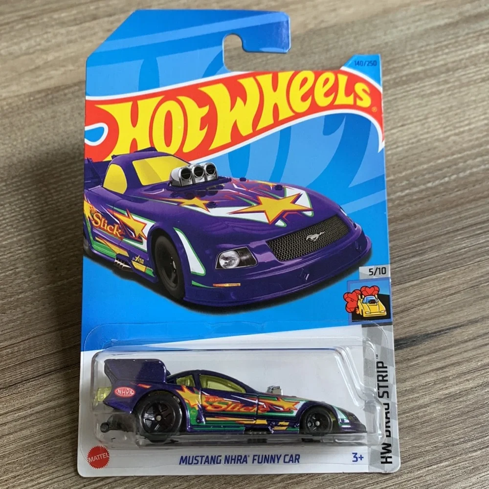 Hot Wheels Rod Ford Mustang NHRA Funny Car Purple HW Drag Strip Hotwheels 2023 🆕